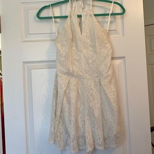 White Lace Romper